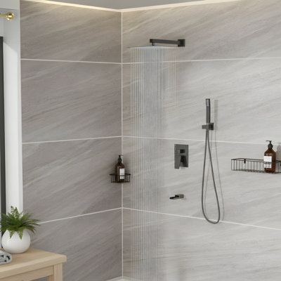 Ensemble de douche mural 10 po