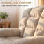 Fauteuil inclinable de massage surdimensionné et chauffant avec fauteuil berçant et pivotant-1923453928