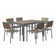 Eveleen Set 32" L Square Plastic/Acrylic Breakroom Table