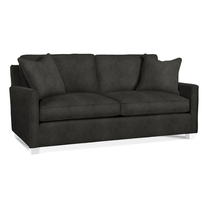 Nicklaus Sofa, Innerspring Mattress, Green Performance Fabric; 0851-54, Frost White