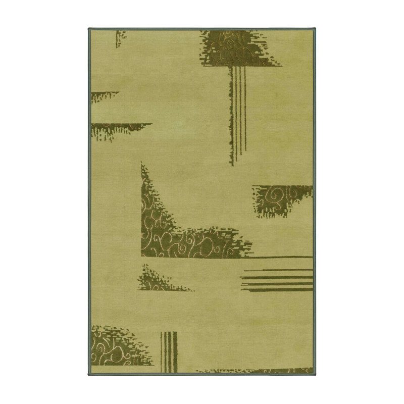 Abstract Indoor Rug, Rectangle 2' x 3'