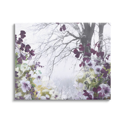 " Vivid Purple Woodland Blooms "