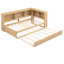 Daybed With Trundle,Storage Cabinets And USB Ports-1040828152-1015200369