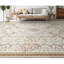 Hand-Knotted High-Quality Ivory and Green Area Rug