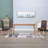 Dining Chairs Accent Upholstered Side Chair with Wood Frame Fabric-1390612865-1460339673