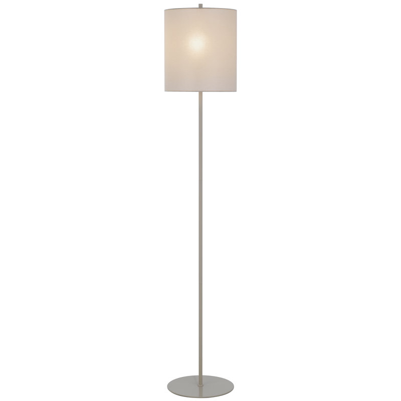 Lampe sur pied traditionnelle Taisa, Blanc