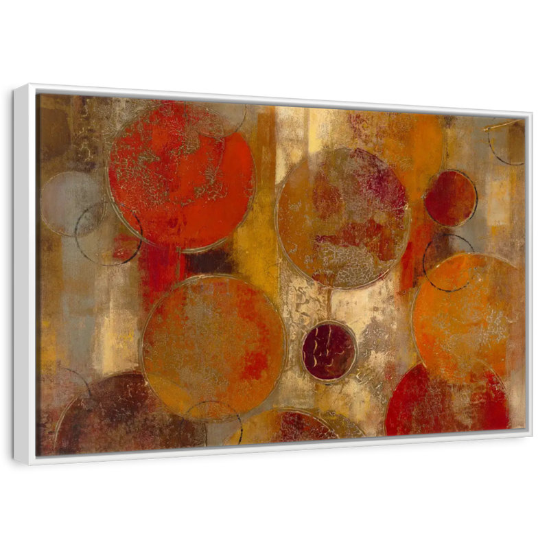 Bazar oriental I, Cadre flottant blanc, 40 po x 27 po