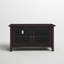 Shaker Cottage TV Stand, Espresso - 36" Media Console with Glass Cabinet-1098242907