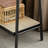 Reyansh Solid Wood Clothes Rack with PE Rattan Shelf
