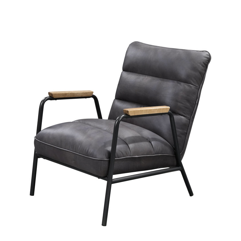 Fauteuil d'appoint gris mat Matt