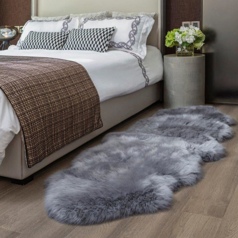 Leam Sheepskin Indoor Rug, Novelty 2' x 6'