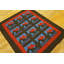 Antique Quilt America Blue 1920s Rug