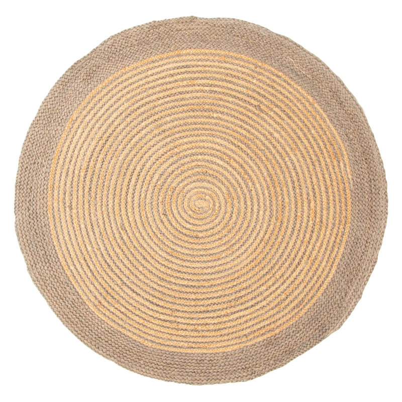 Tapis brun clair Palas Denizli 3 pi 10 po x 3 pi 10 po