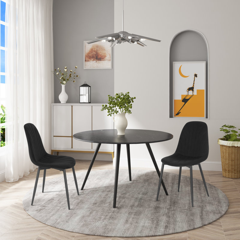 Side chair Set Betsey, Black
