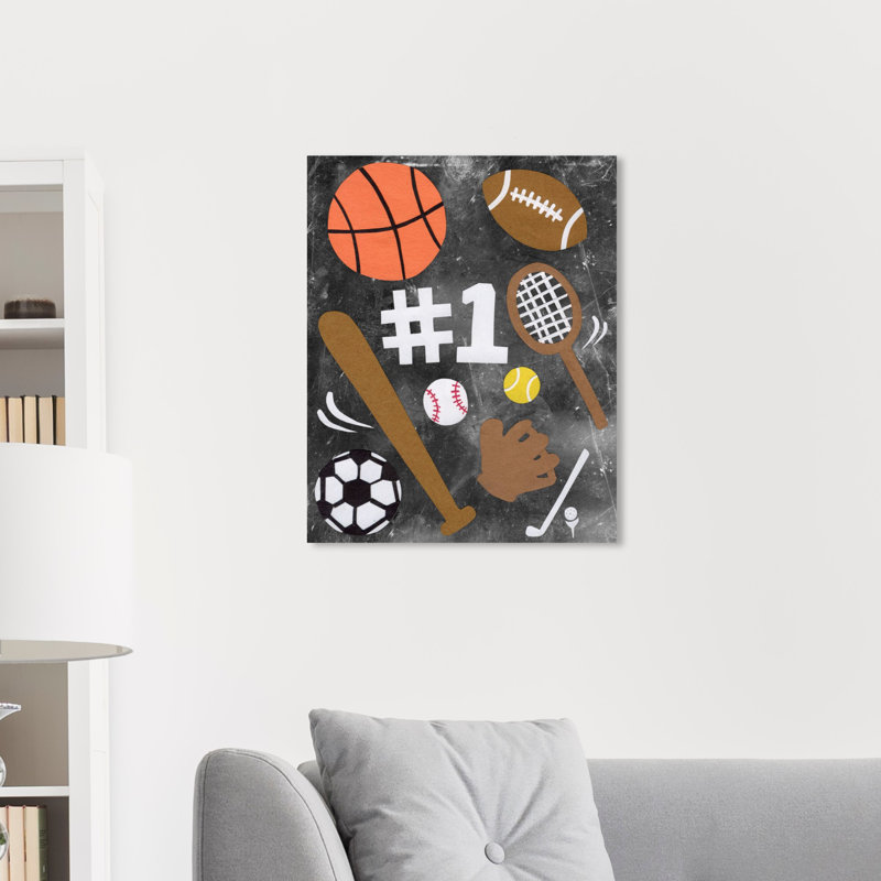 Art sur toile Ellison Sports Fan, H 24 po x l 20 po x P 1,5 po