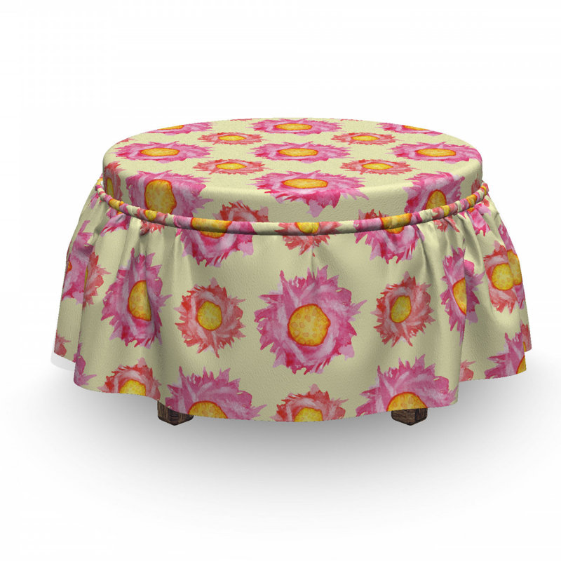 Box Cushion Ottoman Slipcover