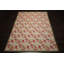 Tapis floral ivoire en laine tissé à la main 8 pi 10 po x 11 pi 11 po Aubusson