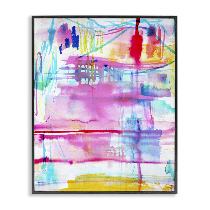 Composition de giclée encadrée, conception par Gemma Bardot, H 14 po x l 11 po, Giclée encadrée noir minuit