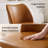 Upholstered Solid Wood Small Dining Chairs - Ergonomic Curve & Plush Padding for Multiple Spaces-1228368306