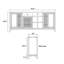 Buffet de salon moderne et simple