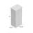 Suncast Outdoor 32.25 in. W x 24.75 in. D x 72 in. H Resin Vertical Tool Shed-53665560