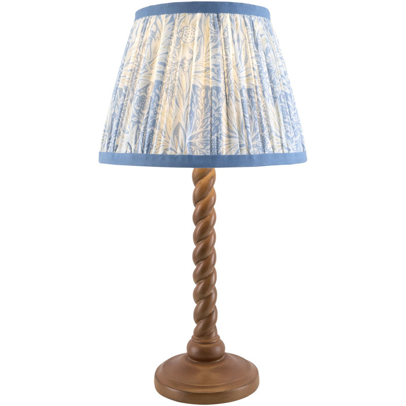 Jardina Table Lamp, Blue/White