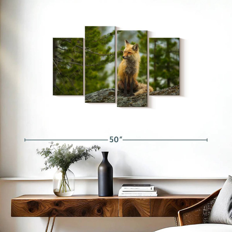 Brampt Red Fox Vixen, 22"H x 36"W