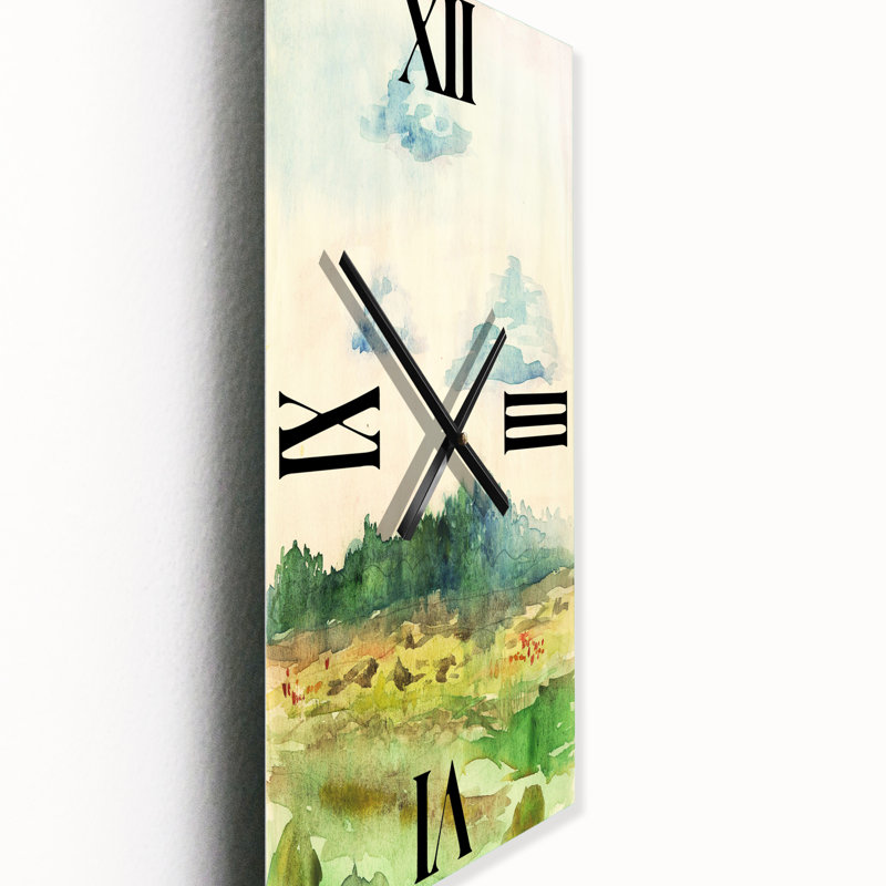 Horloge murale verte, Petit