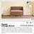Solid Wood Storage Bench With Safety Hinge-1738131928