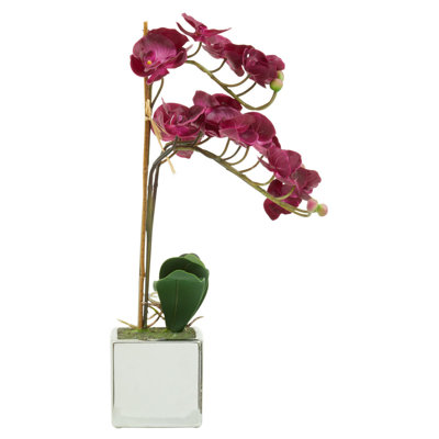 Boden-Kunstpflanze Orchidee im Topf