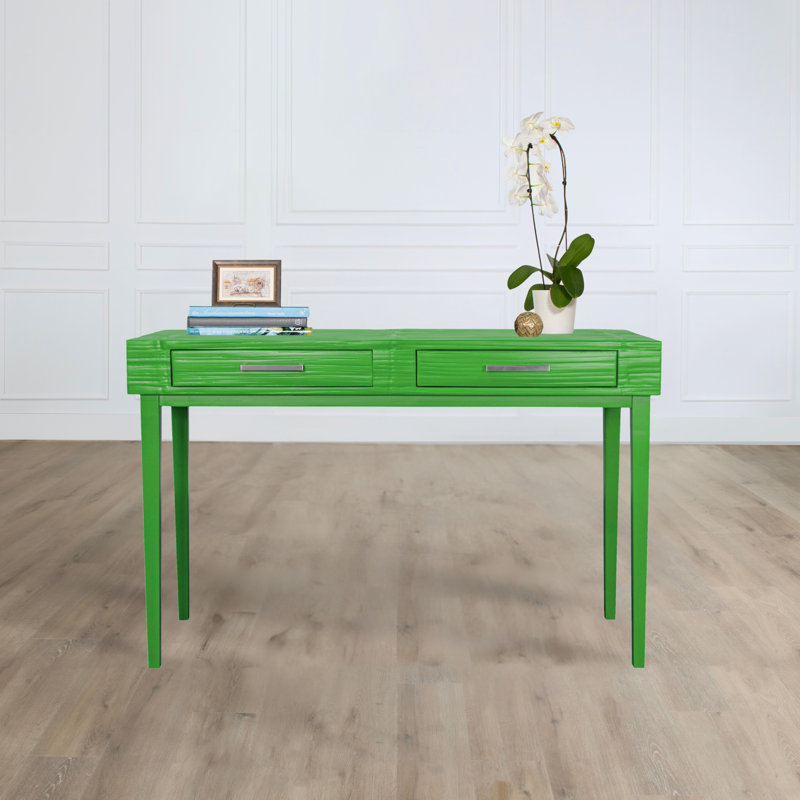 Andros Writing Desk, Celery Green