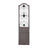Wood Distressed Door Panel Scroll Brown Wall Decor with Metal Wire Details