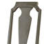 2 chaises d'appoint en lin beige rustique, style esthétique chêne vieilli