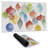 Christmas' balls - 14.00"x24.25" Desk mat