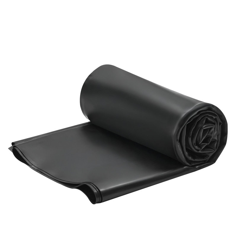 Toiture en rouleau, 15 x 25 pi, toiture en caoutchouc EPDM de 45 mil, longue durée de vie et résistant aux intempéries, résiste aux températures rigoureuses, installation facile et flexible, sous-couche de toit pour véhicules récréatifs, toits, étangs