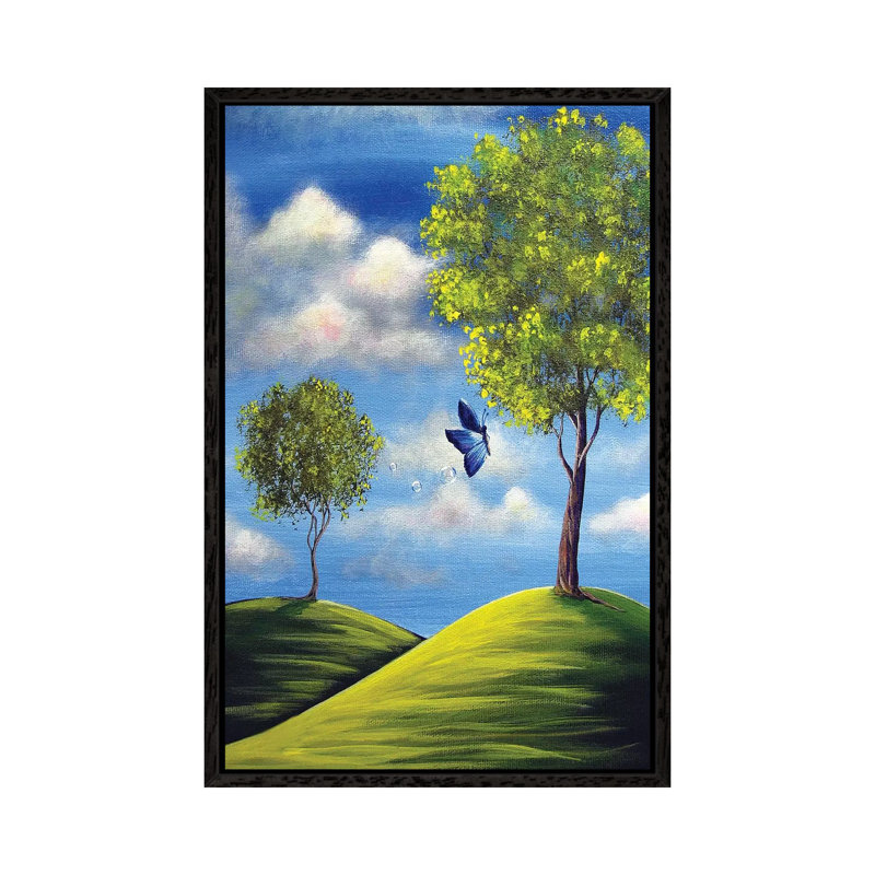 The Call Of Spring - Print on Canvas, Black Framed, 66.04 cm H x 45.72 cm W