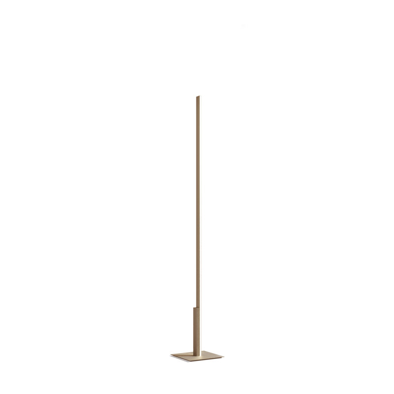 Fly 75.39" LED Novelty Floor Lamp, Satin Golden Nickel