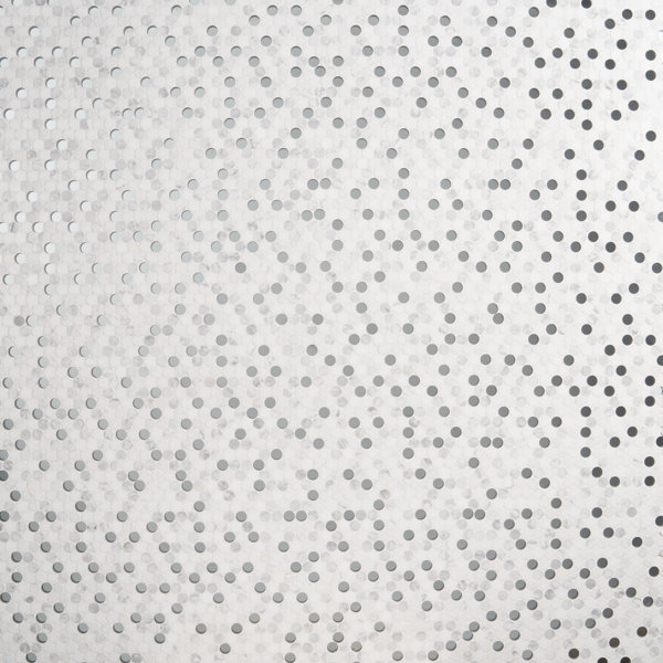 Mirage 1" x 1" Natural Stone/Glass Penny Round Mosaic Tile