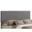 Lit décontracté confortable gris clair pour la détente