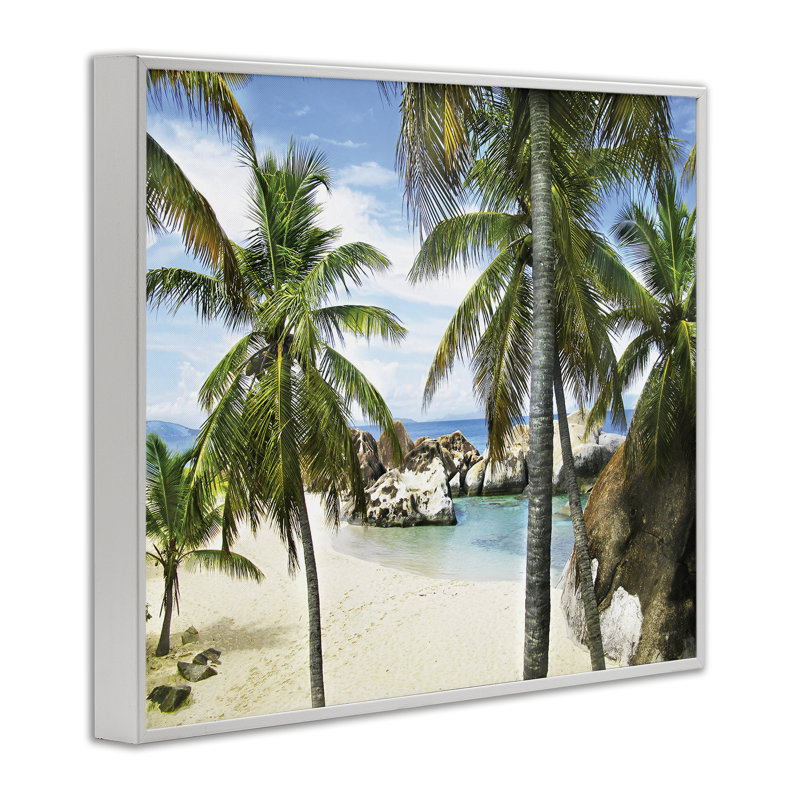 Giclée encadrée Spring Bay Hidden Cove, design par Seven Trees Design, H 16 po x l 20 po
