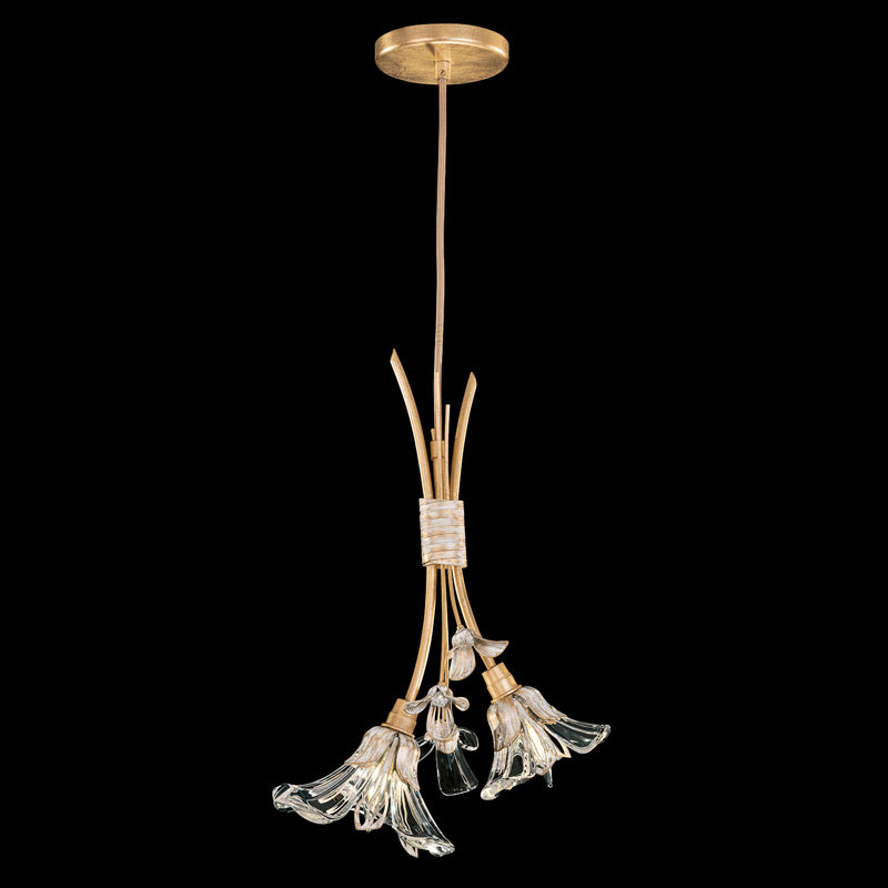 Azu 2 - Light Unique/Statement Pendant, Gold