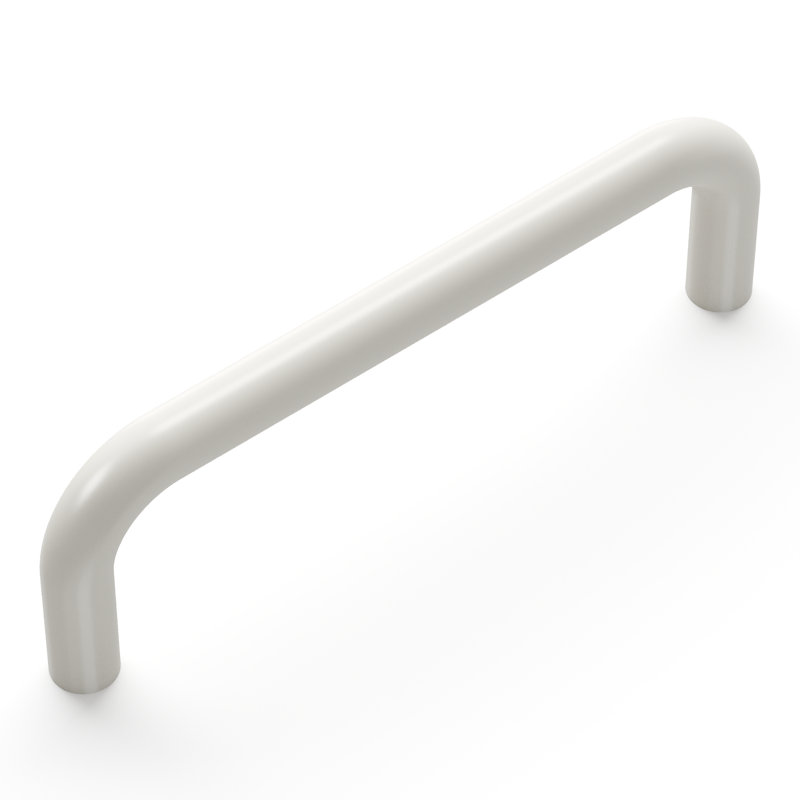 Poignée en métal 4 po, Blanc, 4"