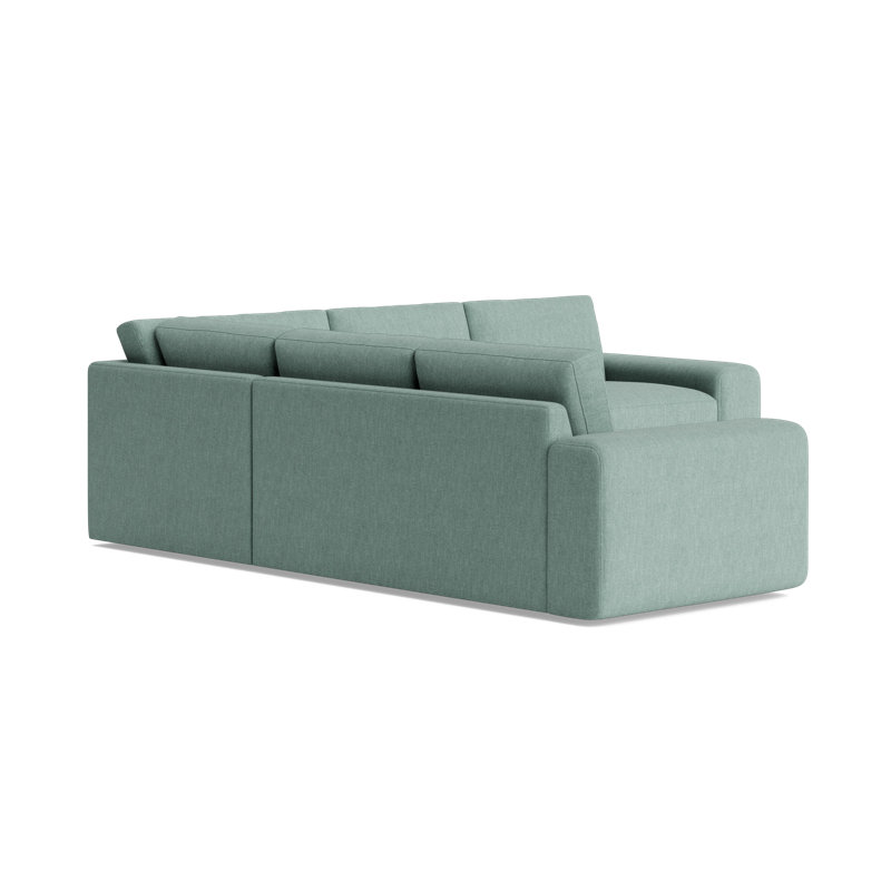 The OG Sectional, Right Hand Facing, Performance Weave - Spa