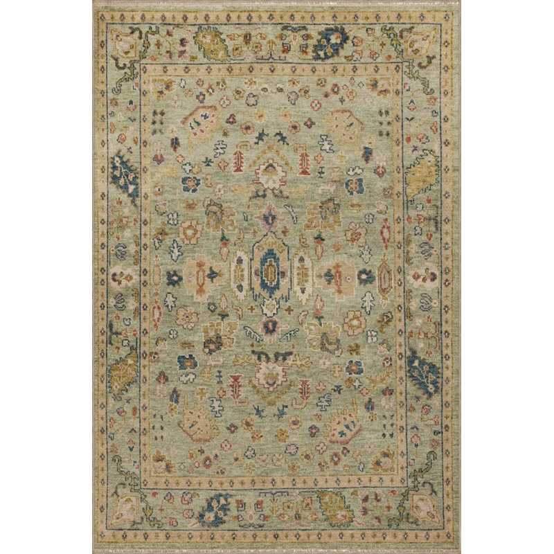 Yellow Traditional Motif Decorative Washable Carpet, Rectangle 2'4" x 4'