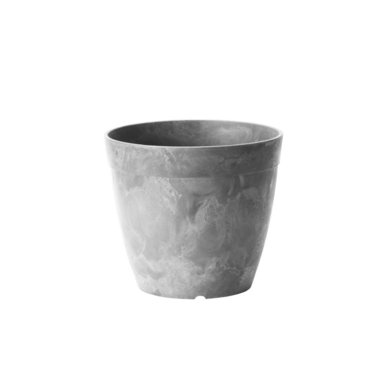 Nashville Pot Planter, Gray, 9.5" H x 10.5" W x 10.5" D