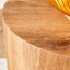 Cylindrical Table Composition - 15.34 In All Sides, 15.67 Lb Meets Various Coffee, Dining, Work, Writing Requirements With Design Pattern Depth/Width/Height, Multipurpose For