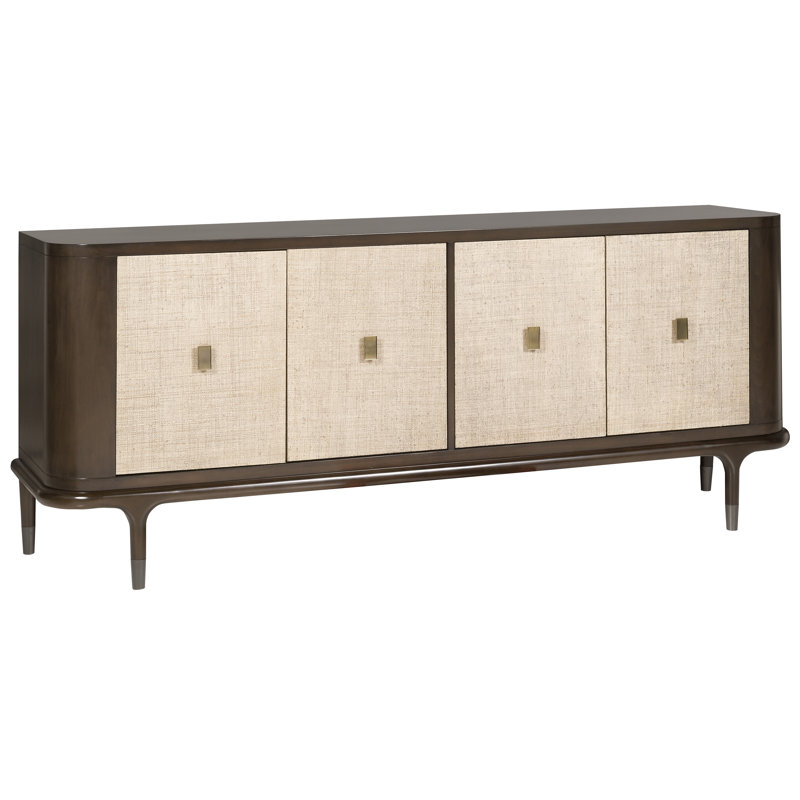 Pierson Solid Wood TV Stand, Dove Gray