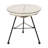 Modern and stylish side table with tempered glass top-1300078094