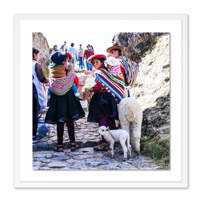 Cusco, Peru Print by Erica Singleton, White, 24" H x 24" W x 1.5" D