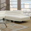 Canapé modulaire en similicuir blanc